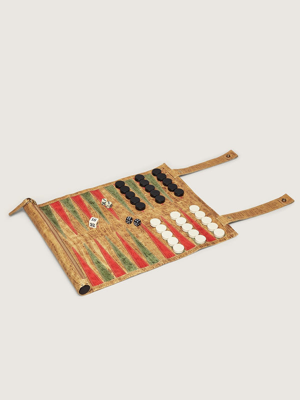 Backgammon Board - Antique Saddle