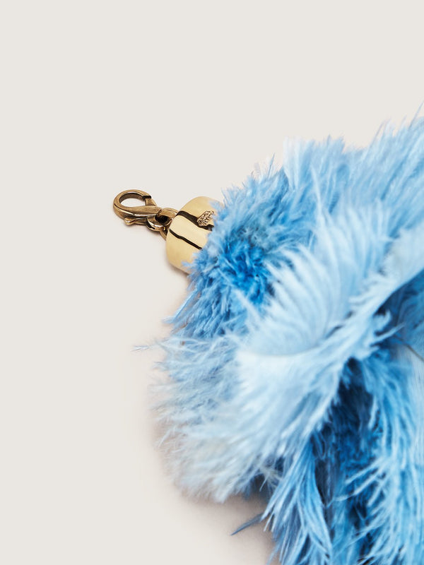 Ostrich Feather Charm - Truex Blue